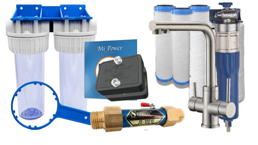 Instalación completa de filtro antical y purificador de agua